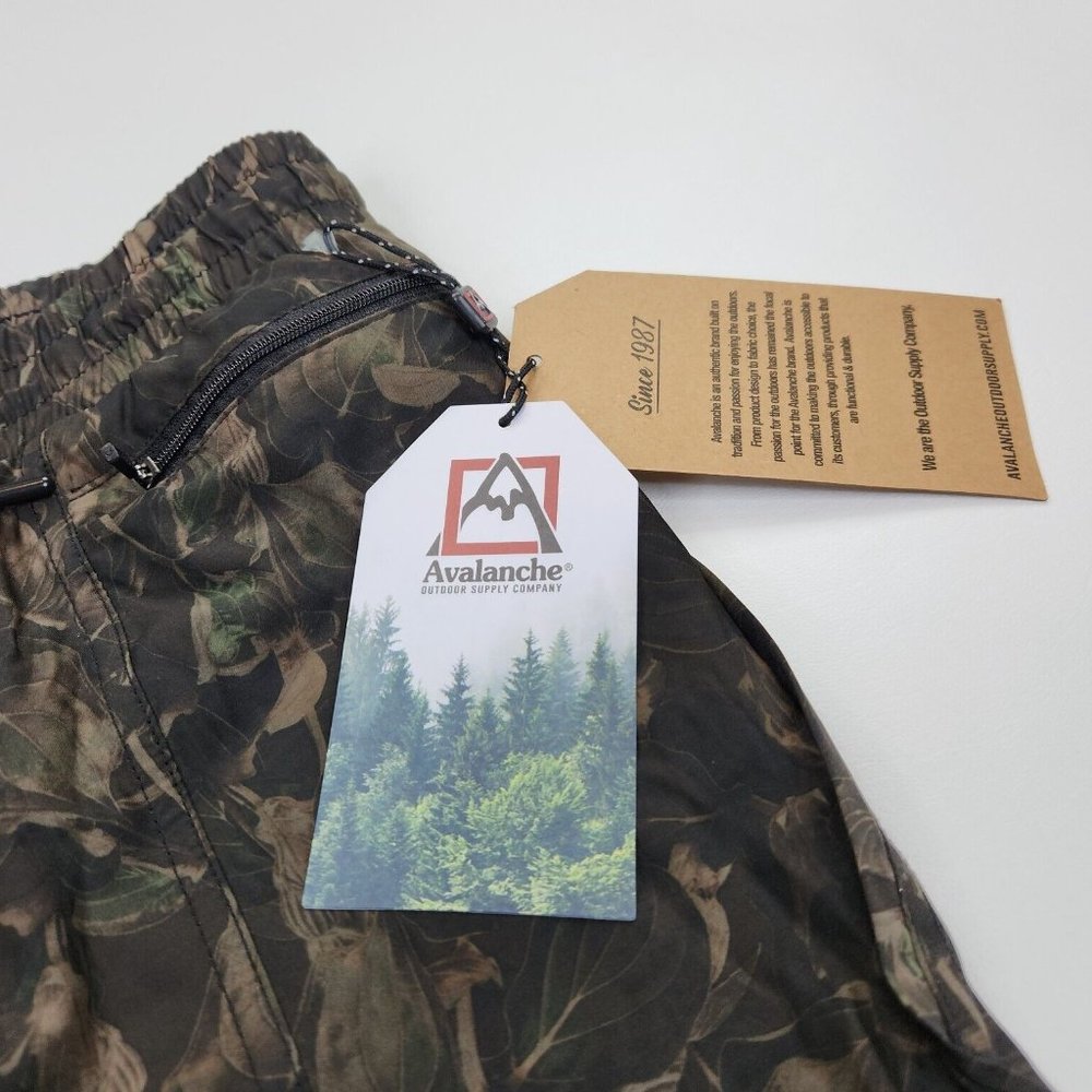 Avalanche Womens Athletics Hiking Shorts Camo Leaves With Lining Size L - Picture 4 of 9